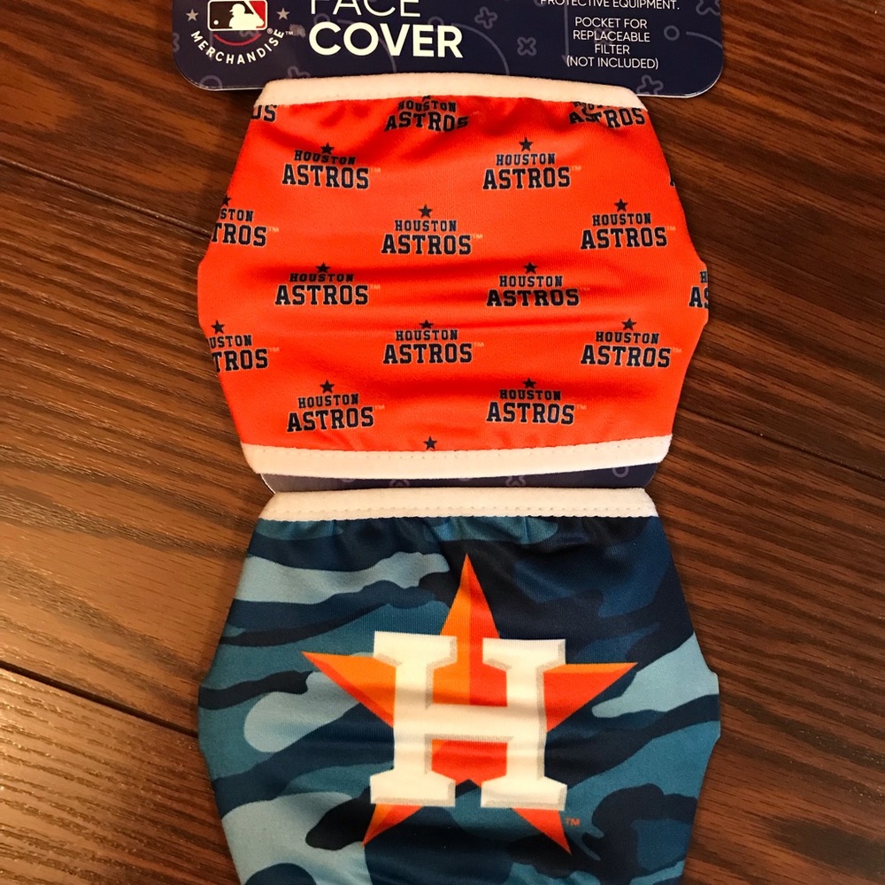 2 pack FOCO Houston astros baseball face mask